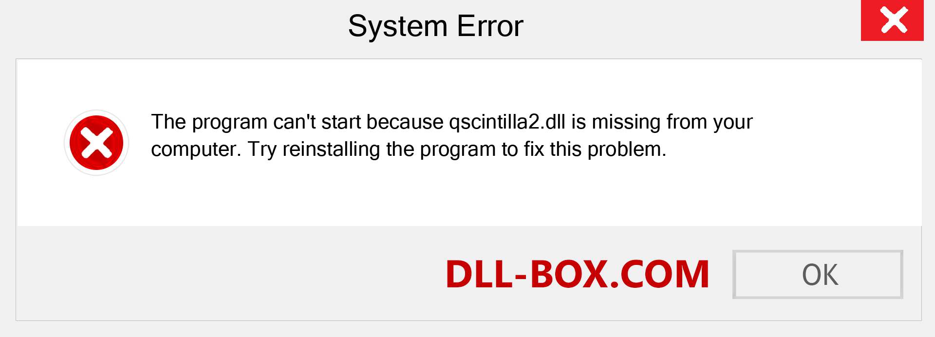  qscintilla2.dll file is missing?. Download for Windows 7, 8, 10 - Fix  qscintilla2 dll Missing Error on Windows, photos, images